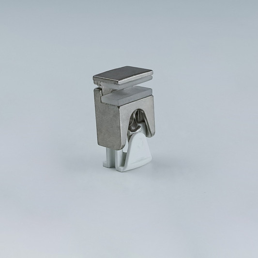 Полицетримач Kubic для скляних полиць 4-8 саморізів білий - 0