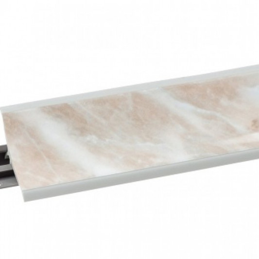 Плинтус на столешницу El-Mech-Plast 81 мрамор беж 3 м - 0