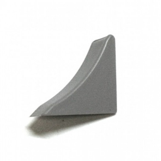 Заглушка на плінтус El-Mech-Plast кольорова 201 сіра - 0