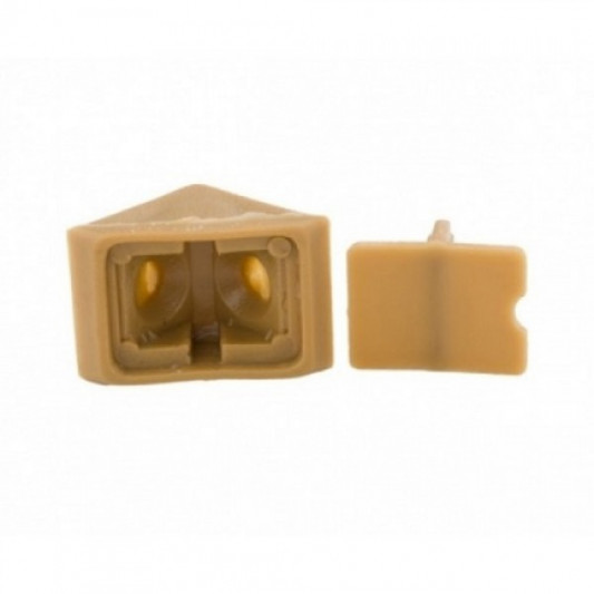 Куточок пластиковий монтажний одинарний вільха - 0