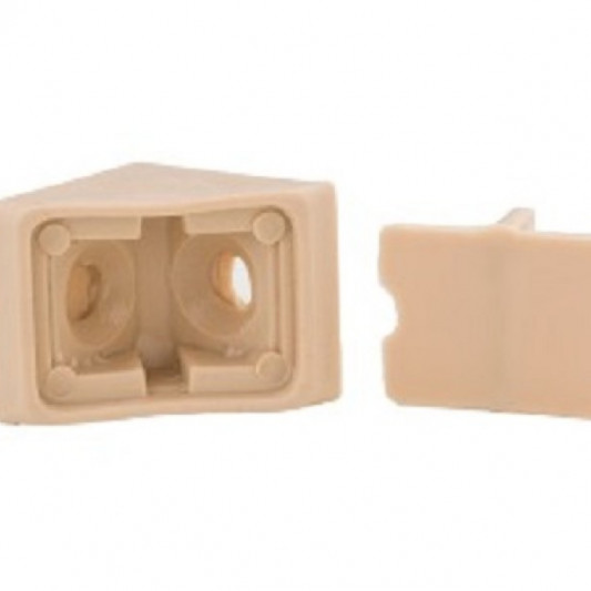 Куточок пластиковий монтажний одинарний клен - 0