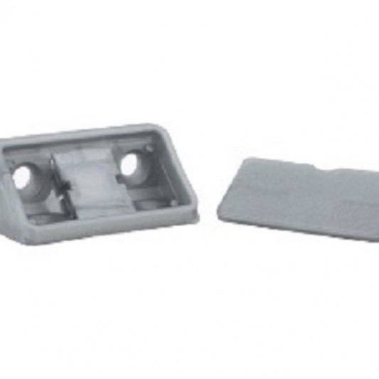 Куточок пластиковий монтажний подвійний металік - 0