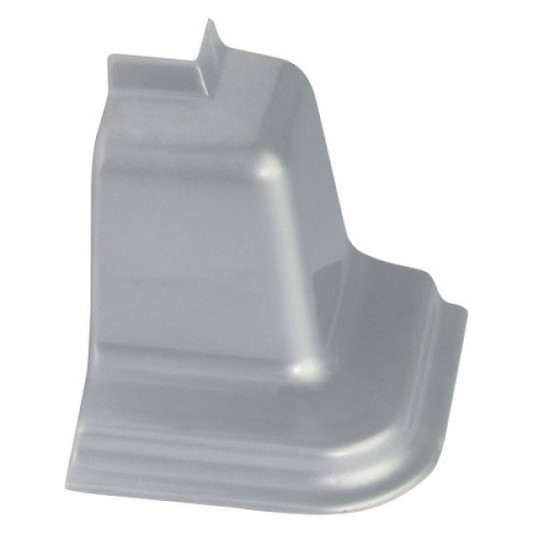 Кут на відбортовку 127 Rehau зовнішній 90° металік - 0