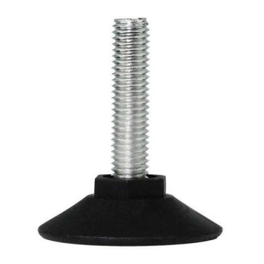 Ніжка меблева регульована М10 Ø45 чорна - 0
