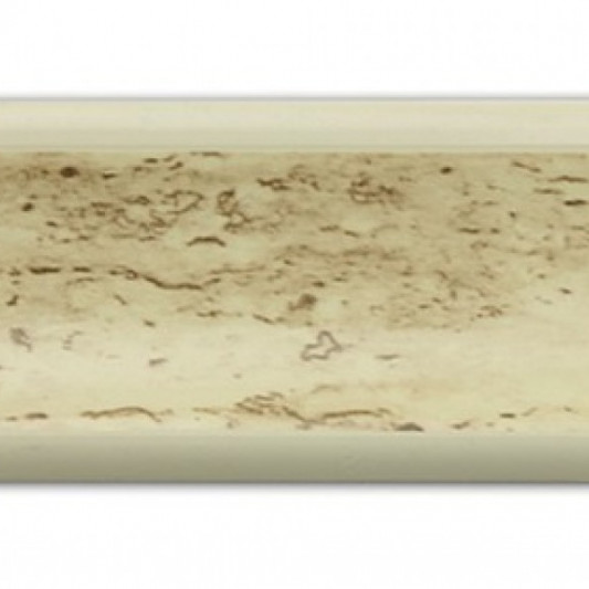 Плинтус на столешницу El-Mech-Plast 37 ниагара глянец 3 м - 0