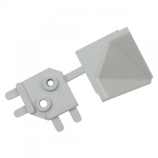 Отбортовка Scilm H=30 кут внутрішній 90° сірий - 0