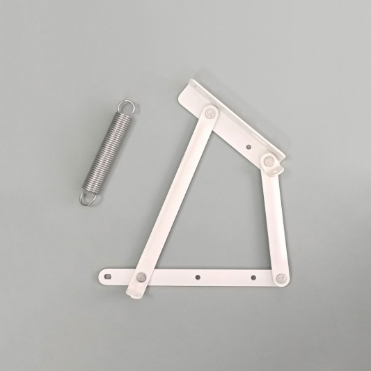 Алігатор О фарбований білий з пружинами - 1