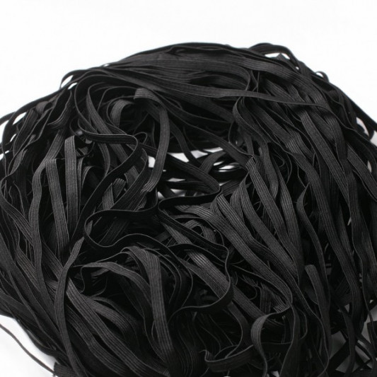 Резинка білизняна 8 мм (100 м) чорна - 0