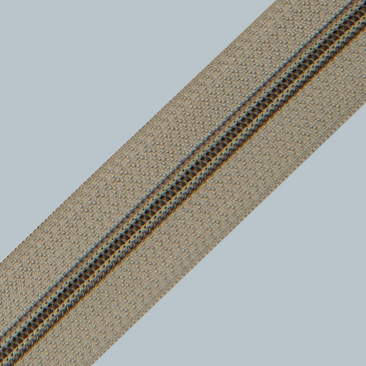 Молния Т-5 серый темный №326 БЕЗ бегунков - 0