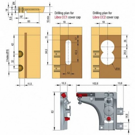 Навіс Libra H6 лівий - 1