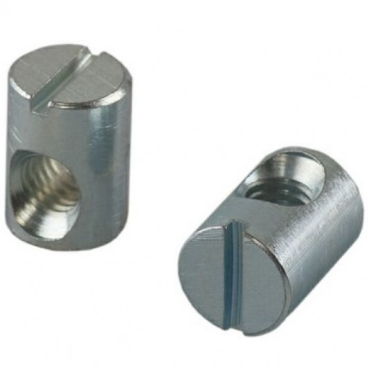 Бочонок M6×13 Ø10 несиметричний цинк - 0