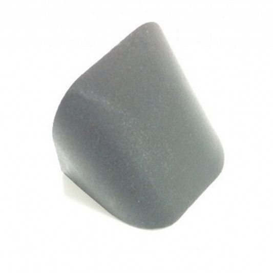 Куточок металевий з пластиковою накладкою LS подвійний чорний - 0