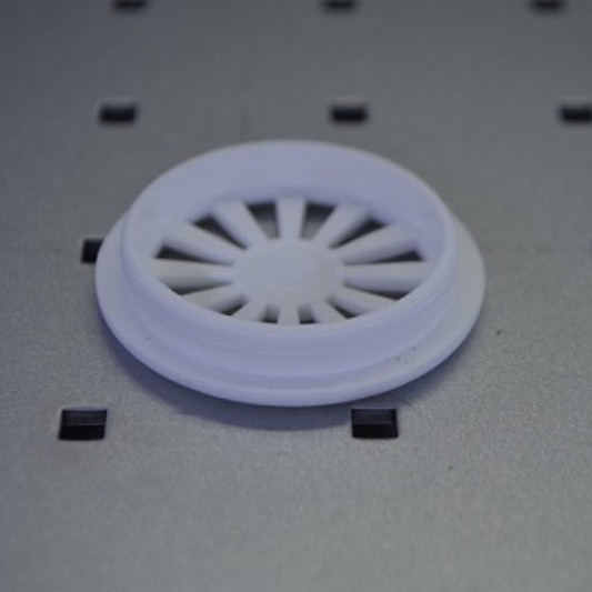 Заглушка вентиляційна кругла біла d40 - 1