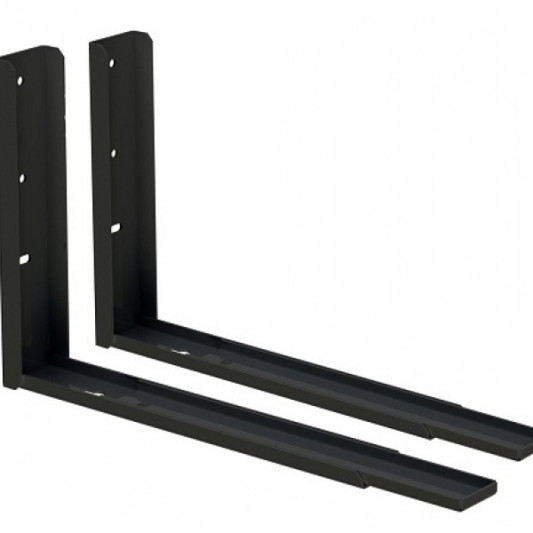 Консоль під мікрохвильову піч чорна - 0