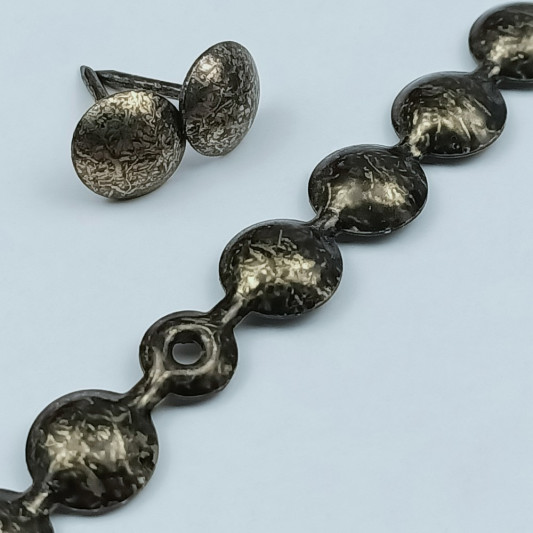 Цвяхова стрічка Ø11 старе золото - 1