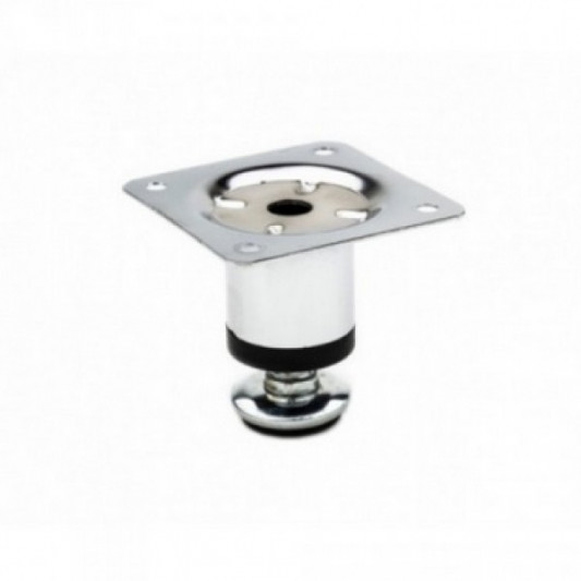 Ніжка меблева регульована Ø30 Н=60 хром - 0