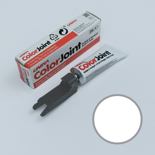 Клей ColorJoint для стільниць і стінових панелей водостійкий Білий 20г - 0