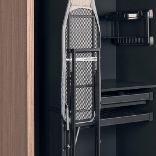 Прасувальна дошка Starax для гардеробу (150-340х1480) антрацит S-6611-A - 2