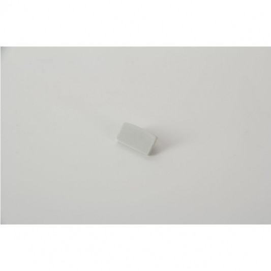 Профіль LED накладний заглушка сіра без отвору - 0