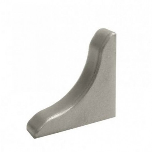 Заглушка на плинтус  "Korner" универсальная lb15 алюминий 001 - 0