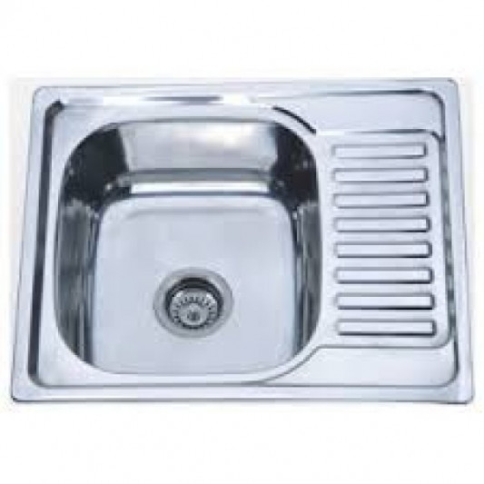 Мийка 58×48 врізна сатин кругла Platinum - 0