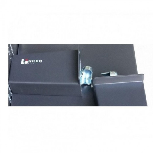 Навіс меблевий регульований Linken System графiт з заглушками - 0