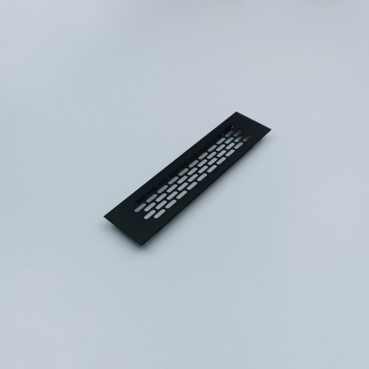 Решітка вентиляційна 245x60 чорна шахматка GTV - 0