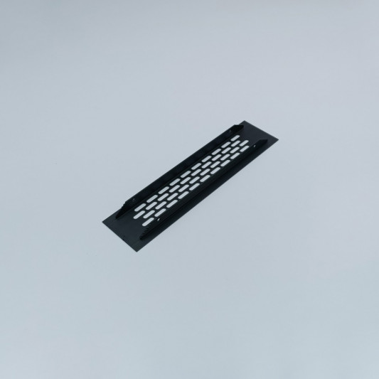 Решітка вентиляційна 245x60 чорна шахматка GTV - 1