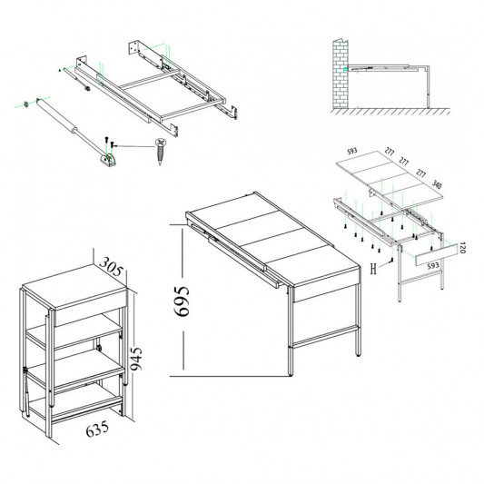 Механізм трансформер стiл-полиця - 2