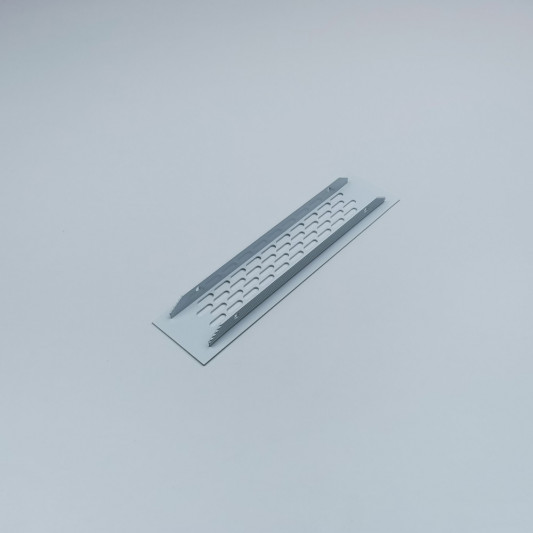 Решітка вентиляційна 245x60 біла шахматка GTV - 1