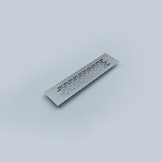 Решітка вентиляційна 245x60 алюміній шахматка GTV - 0