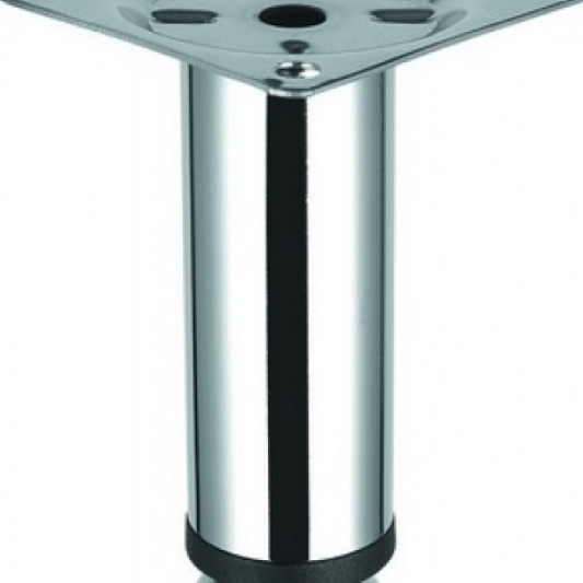 Ніжка меблева регульована Ø30 Н=100 хром - 0