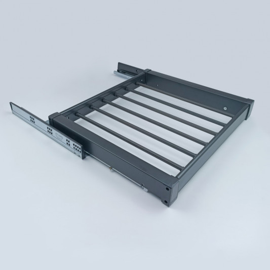 Брючниця висувна Starax на тандем направляючих у 600 секцію (560-590×475×170) антрацит S-6707-A - 1