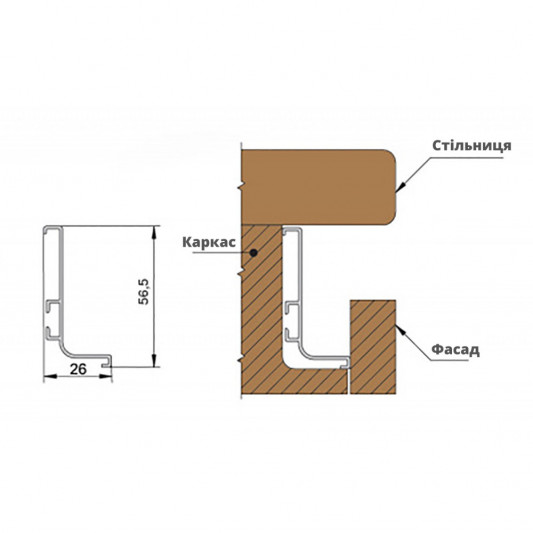 Профіль GOLA ELITE L білий 5 м - 1