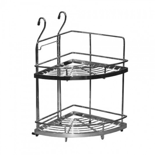 Полиця на релінг кутова подвійна мала - 0