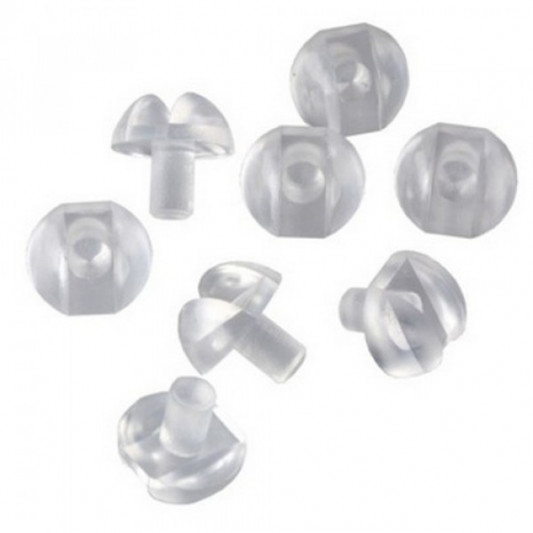 Полицетримач грибок з пазом під скло прозорий 5мм - 0