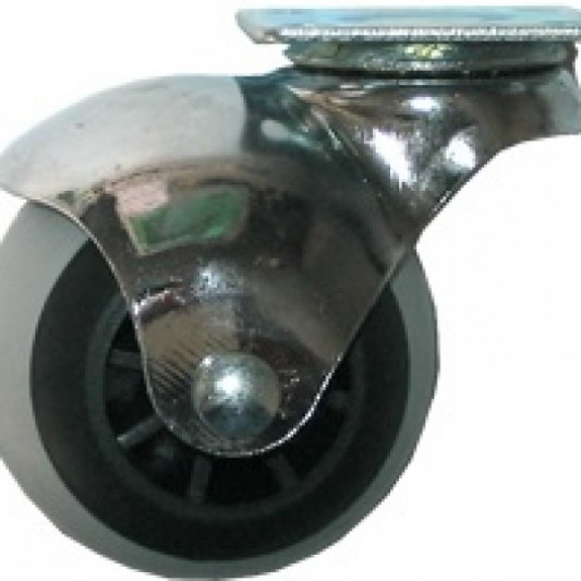 Ролик гумовий з майданчиком Ø50 круглий - 0