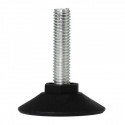Ніжка меблева регульована М10 Ø45 чорна - 0