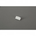 Профіль LED накладний заглушка біла без отвору - 0